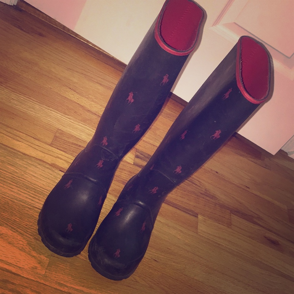 Polo rain boots